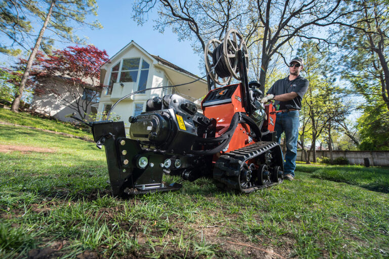 CostEffective Ditch Witch VP30 Vibratory Plow Minimizes Disruption on